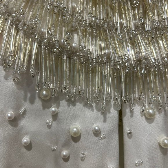 Isabel Sanchis - Caiazzo Embellished Long Sleeve Cocktail Dress - Picture 4 of 4